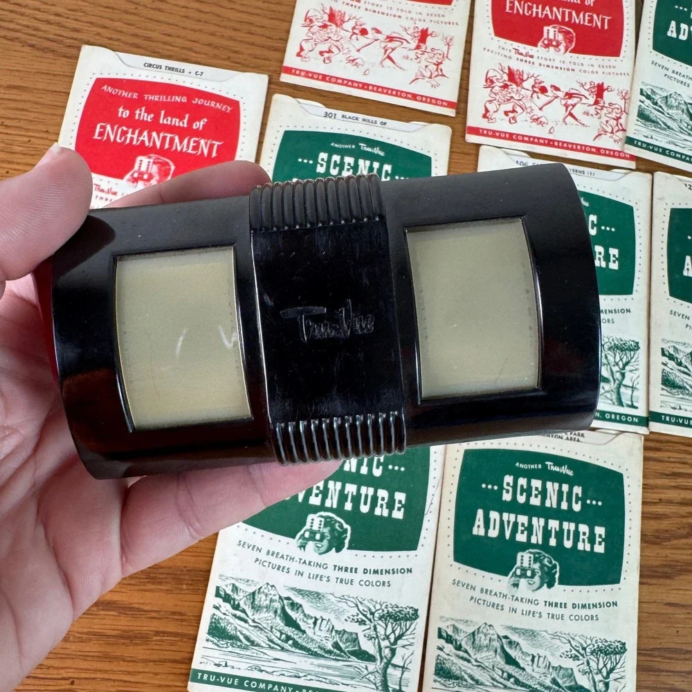 1950's TruVue‎ View Master Circus Thrills Yosemite National Park Scenic Reels